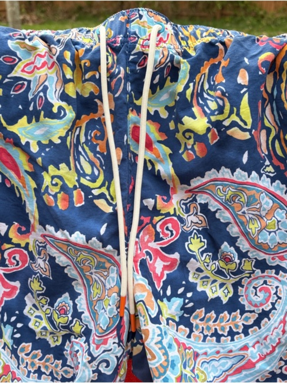 Tommy Bahama Men’s Navy Paisley Swim Trunks